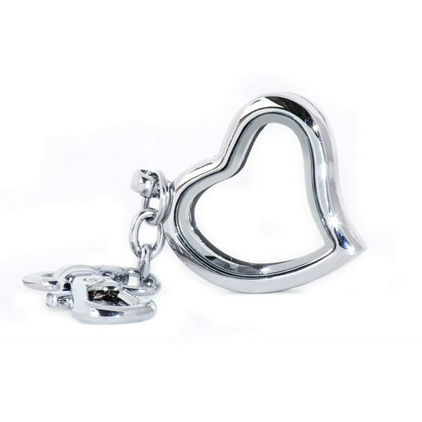 HEART WITH HORSE SHAPE....SILVER TONE .....FLOATING CHARM FOR MEMORY LOCKET